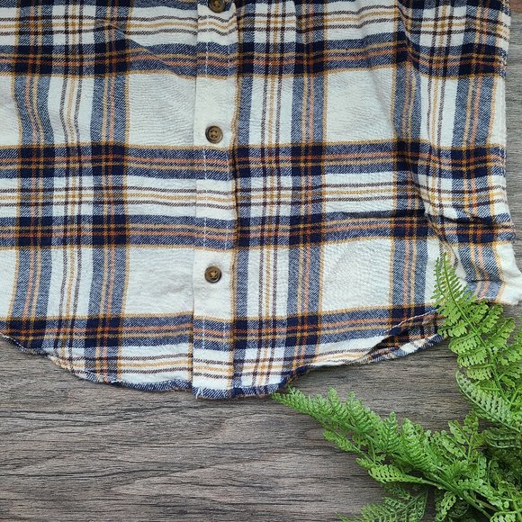 Kids Tommy Bahama Plaid Flannel Button-Up Shirt - Picture 8 of 10